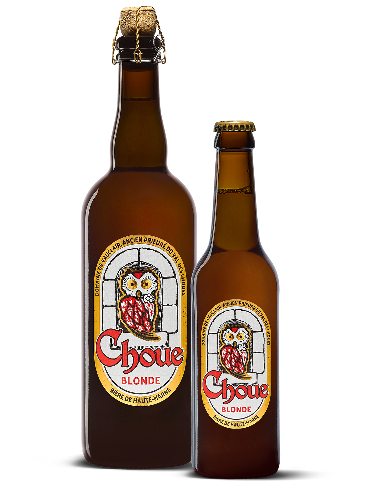 photo biere la choue blonde 75cl et 33cl