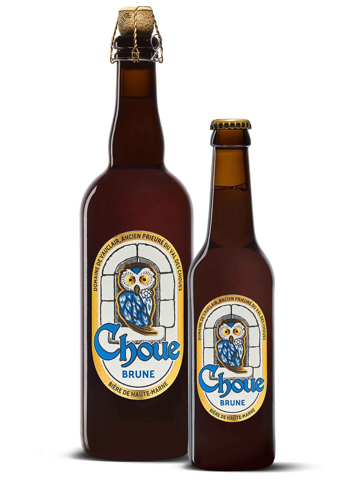 photo biere la choue brune 75cl et 33cl