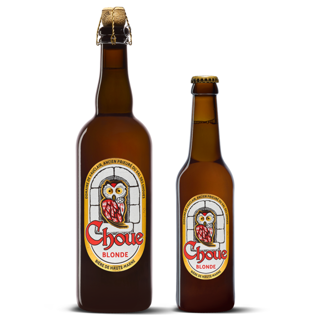 photo biere la choue blonde 75cl et 33cl