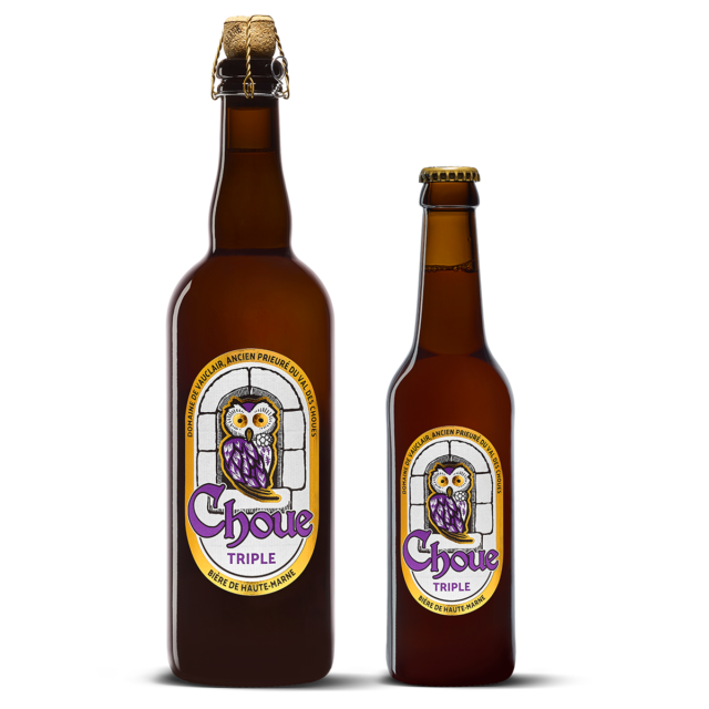 photo biere la choue triple 75cl et 33cl